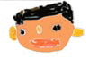 私の似顔絵